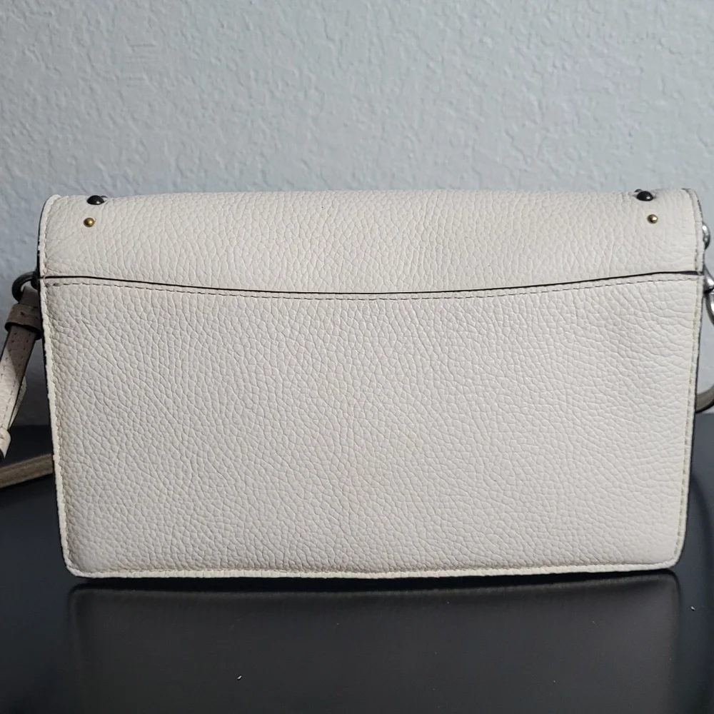 Coach Foldover Crossbody Clutch With Prairie Rivets - Picture 14 of 14